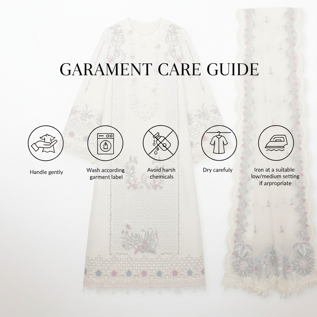 Belliza Fashion FP-09 Selin Luxury Chicken Kari Embroidered Lawn 3 Piece Suit