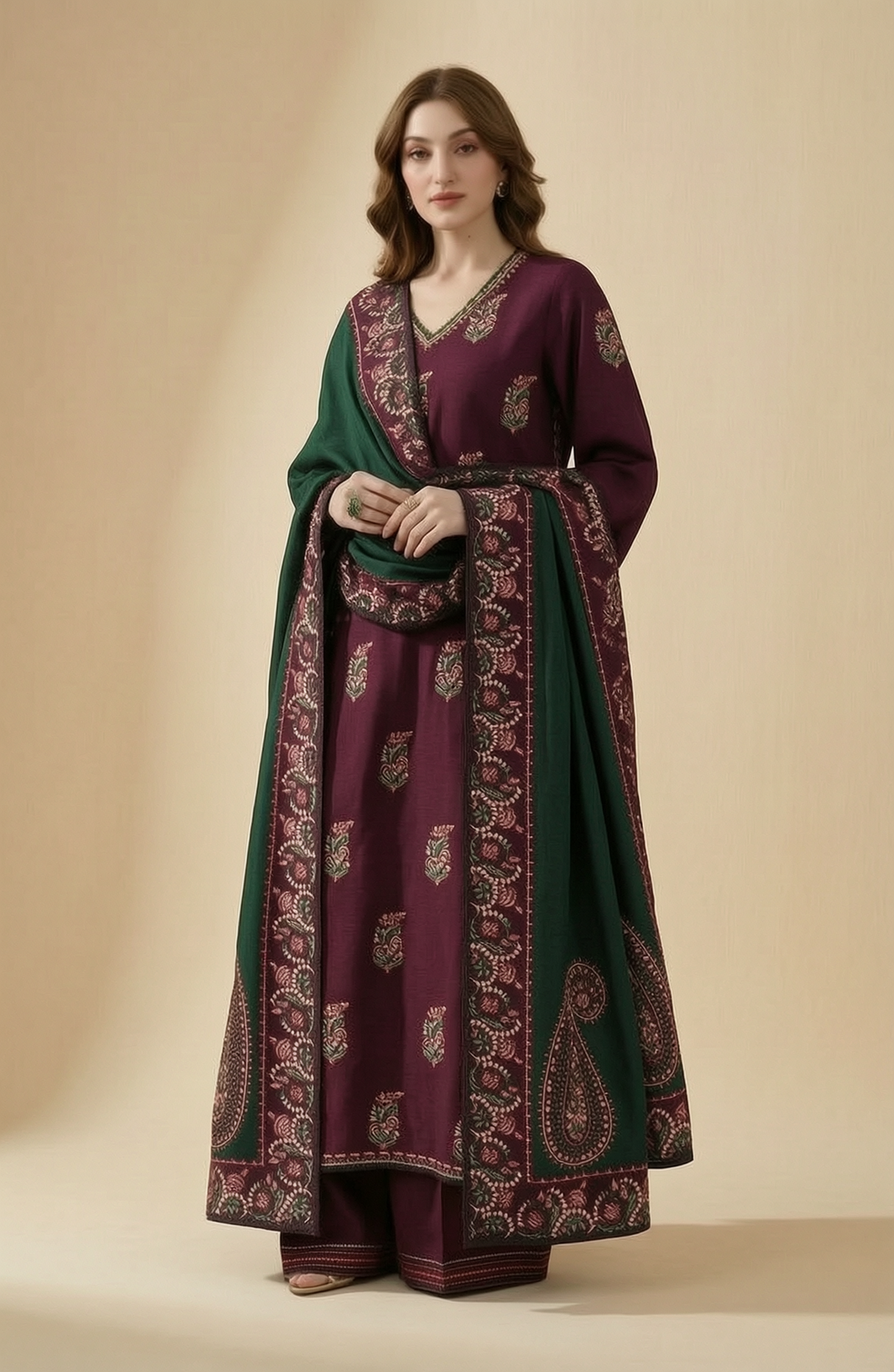 Belliza Fashion Premium Summer Lawn Collection 2026 Embroidered 3 Piece Suit with Ready-to-Wear Chiffon Dupatta | BK 98333