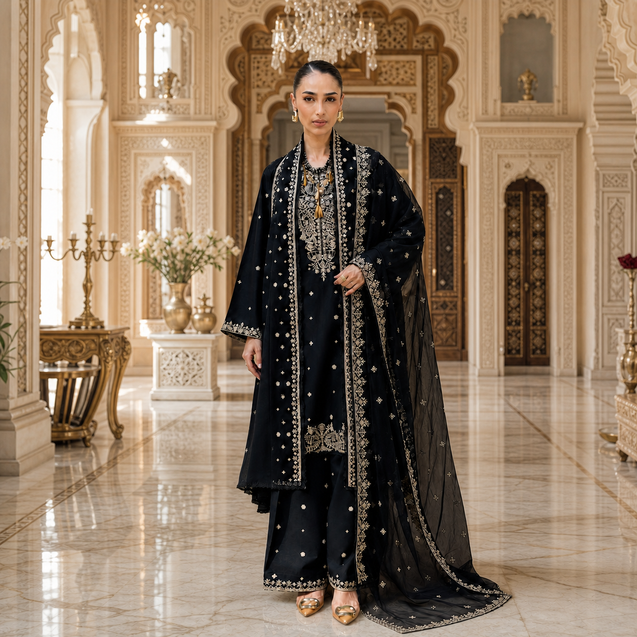 BATIK Premium Embroidered Lawn 3 Piece Suit 2026 | Luxury Chiffon Dupatta | Summer Collection | BK-189333
