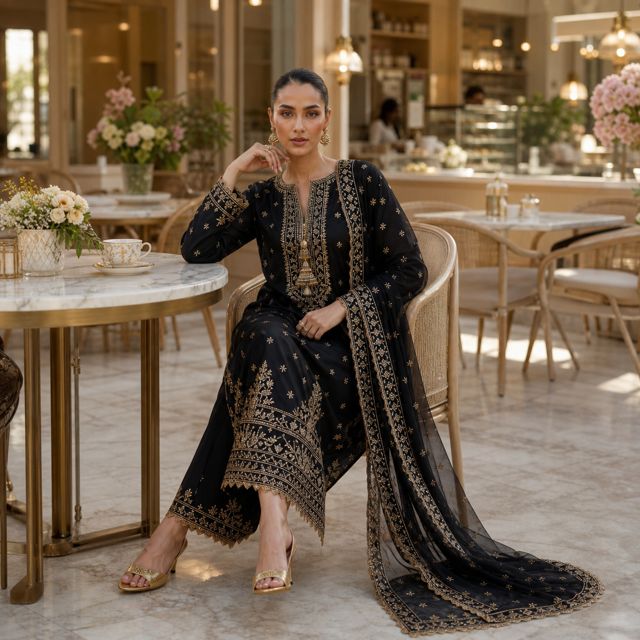 BATIK Premium Embroidered Lawn 3 Piece Suit 2026 | Luxury Chiffon Dupatta | Summer Collection | BK-189333