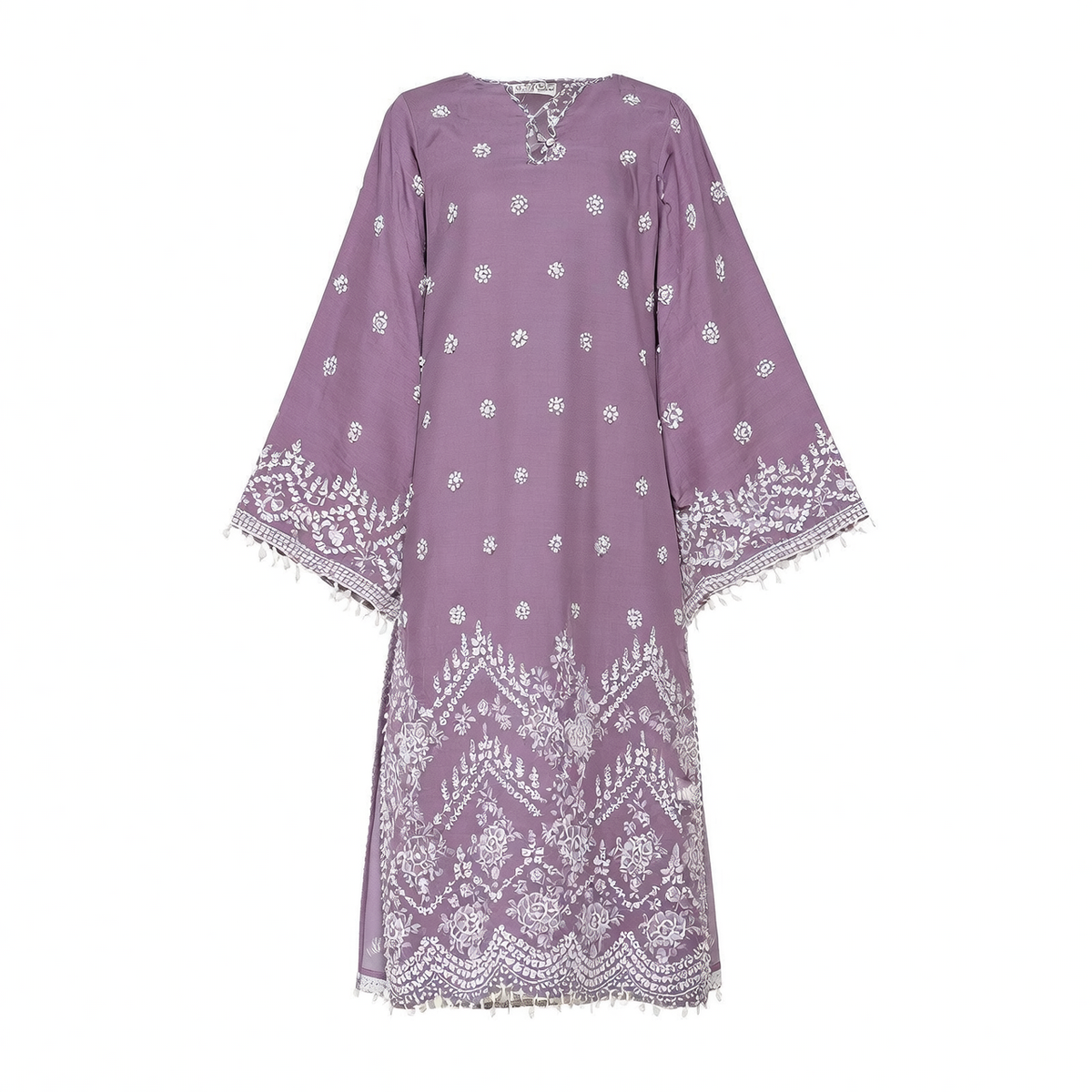 Belliza Fashion LNF 56 Pastel Lilac Chikankari Embroidered Lawn 3 Piece Suit