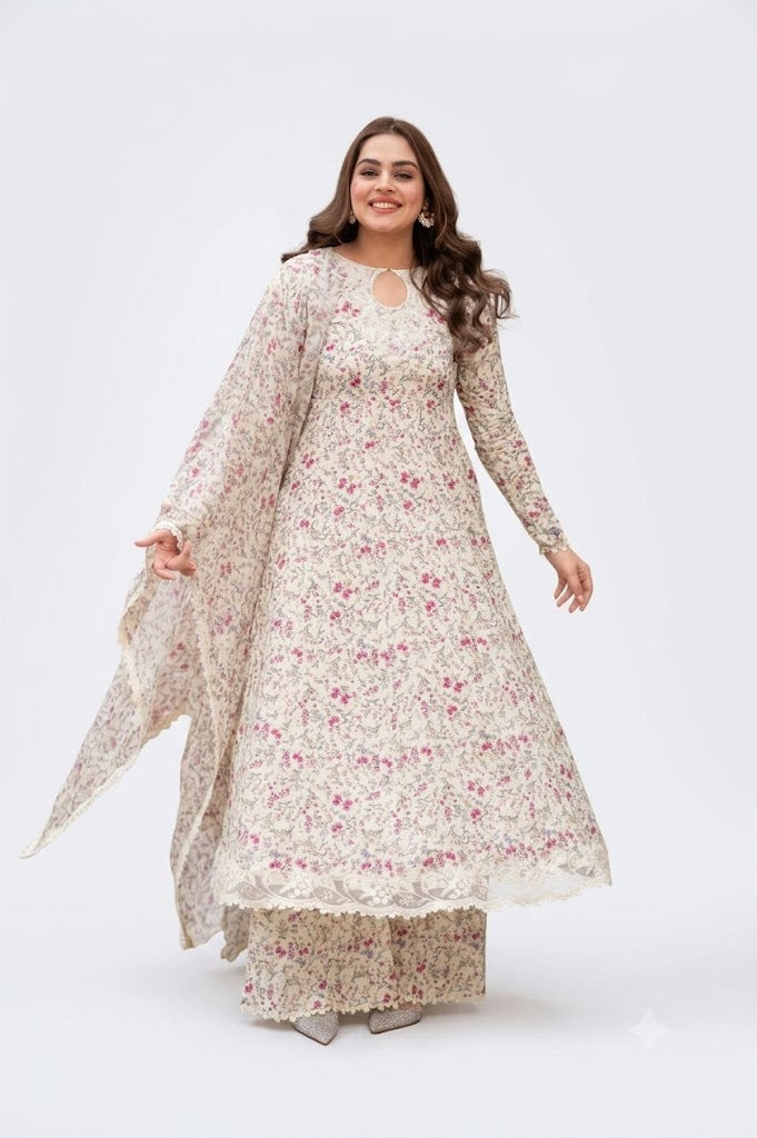 ANEELA'S Summer Lawn Collection 2026 – Premium Digital Printed 3 Piece Suit with Voil Lawn Dupatta