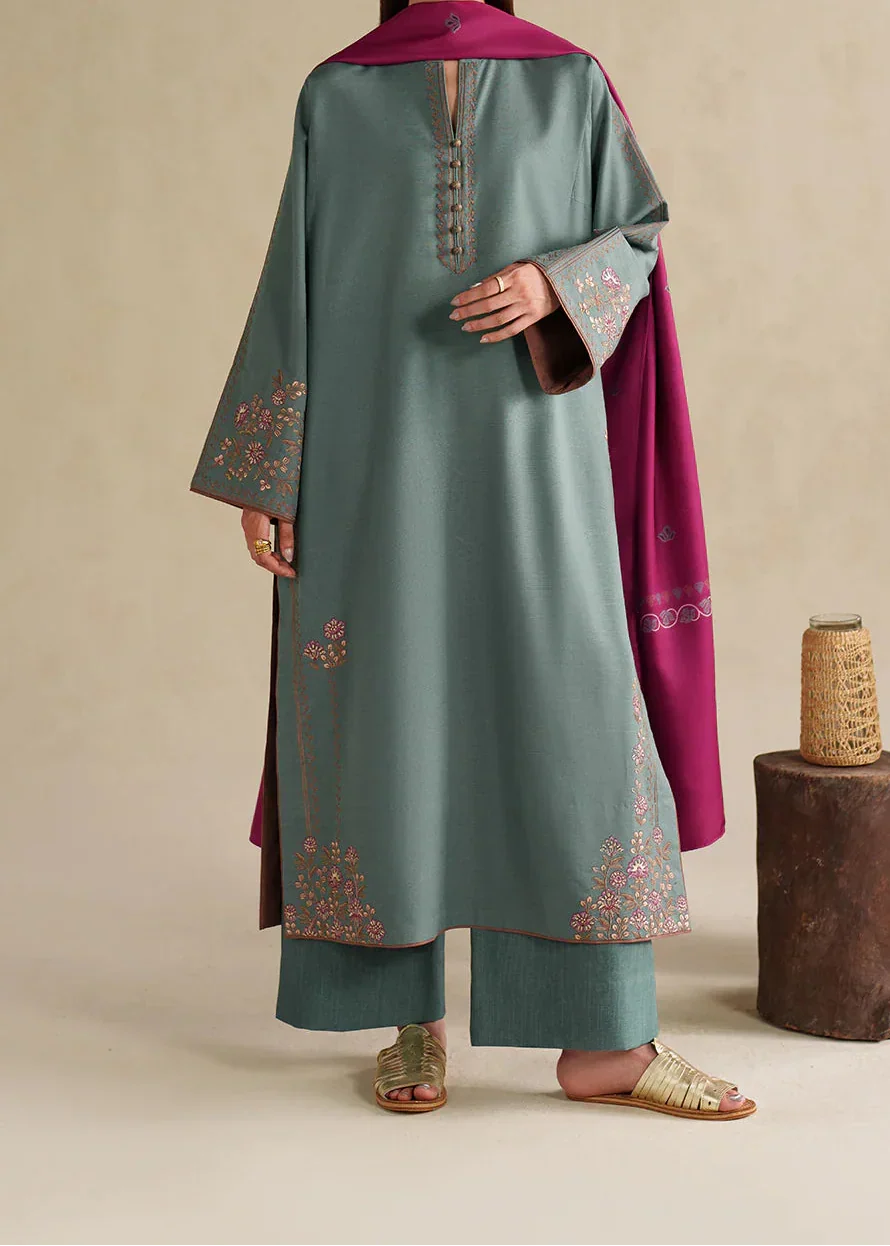Belliza Fashion S1325 Embroidered Lawn 3 Piece Suit with Printed Dupatta