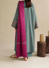 Belliza Fashion S1325 Embroidered Lawn 3 Piece Suit with Printed Dupatta