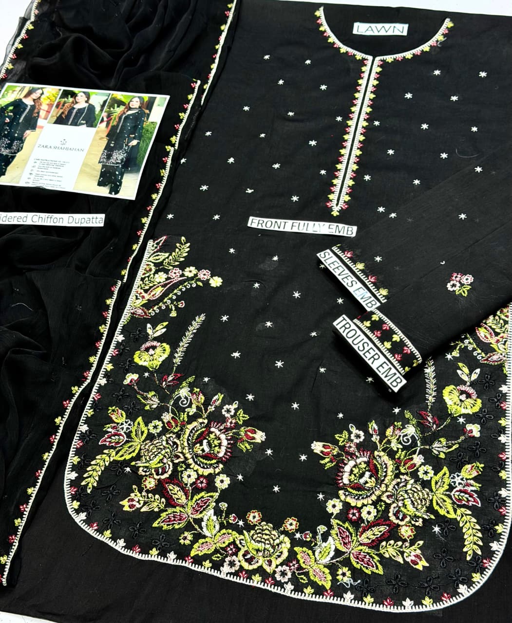 COCO by Zara Shahjahan Summer Lawn Collection 2026 Premium Embroidered 3 Piece Suit | Belliza Fashion